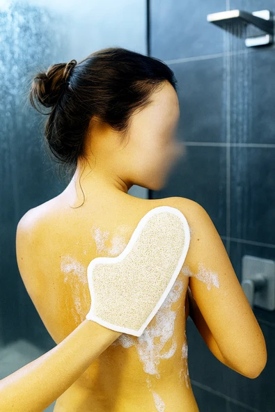 BAMİROSE %100 ORGANİK DOĞAL KABAK EL GEÇME LİF, PEELİNG LİFİ, ANTİ SELÜLİT LİFİ, BANYO HAMAM LİF, - 4