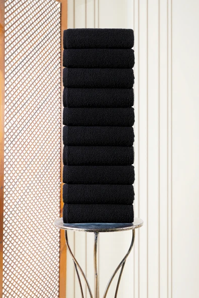 BAMİROSE 50x90 CM 10'LU LEKE TUTMAYAN SPOR - FİTNESS - KUAFÖR - BERBER HAVLUSU - 3