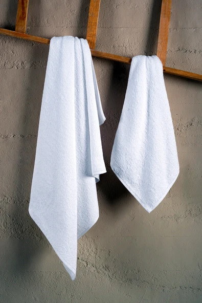 BAMİROSE 50X90 - 70X140 %100 PAMUK BANYO BAŞ, OTEL HAVLUSU, SPA HAVLU, BEYAZ HAVLU, TAKIM HAVLU - 4