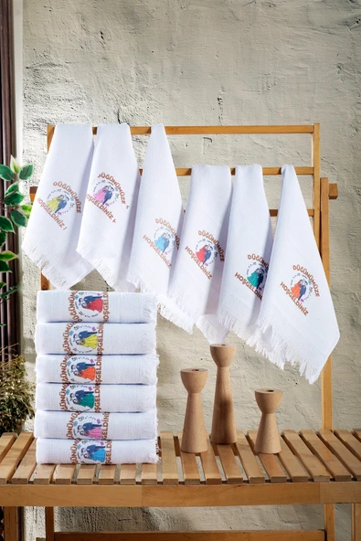 BAMİROSE 12 Adet Düğün Havlusu, Sünnet Havlusu, Okuluk Havlu, Araba Havlusu, Konvoy Havlusu, Davetiye Havlu - 2