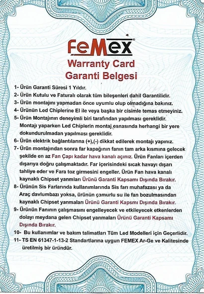 Volkswagen T-Cross 2018-2024 Uzun Far Mini Cosmo Beyaz H7 Mini Led Xenon Şimşek Etkili 15000 Lümen - Resim 5