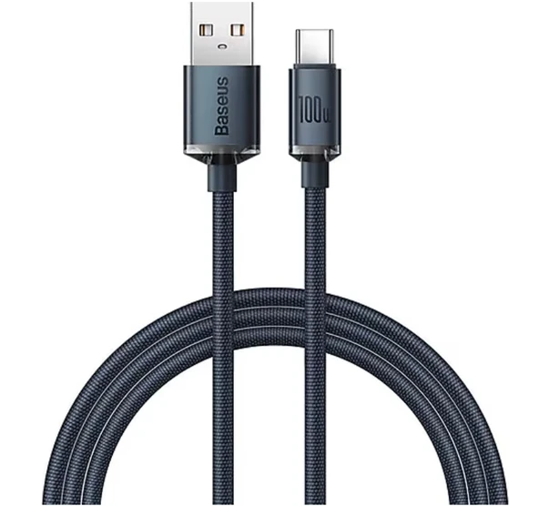 Baseus Crystal Shine 1.2 m USB  to Type-C Hızlı Şarj Kablosu
