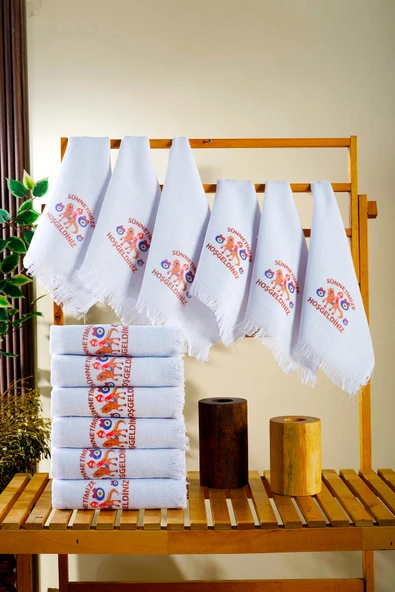 BAMİROSE 12 Adet Düğün Havlusu, Sünnet Havlusu, Okuluk Havlu, Araba Havlusu, Konvoy Havlusu, Davetiye Havlu - 2