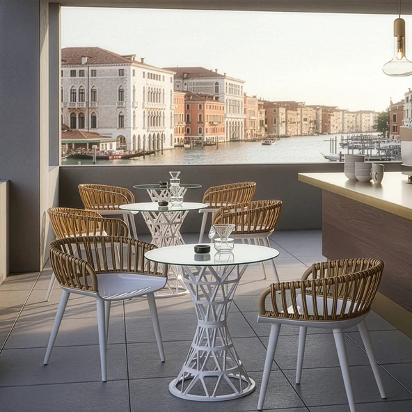 Venezia Kafe ve Balkon Sandalyesi 2’li - Resim 6