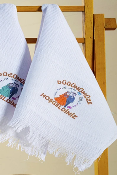 BAMİROSE 12 Adet Düğün Havlusu, Sünnet Havlusu, Okuluk Havlu, Araba Havlusu, Konvoy Havlusu, Davetiye Havlu - 3
