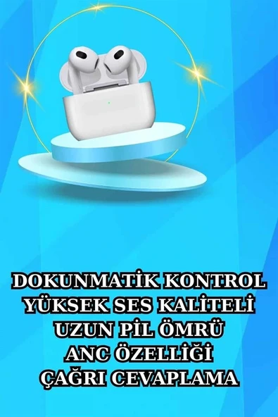 Akıllı Saat ve Kulaklık Seti Bildirim Görme Arama Cevaplama ANC Özelliği - 4