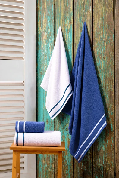 BAMİROSE 50x90 + 70x140 CM BELLİSİMO 4'LÜ BANYO HAVLU TAKIMI - 11