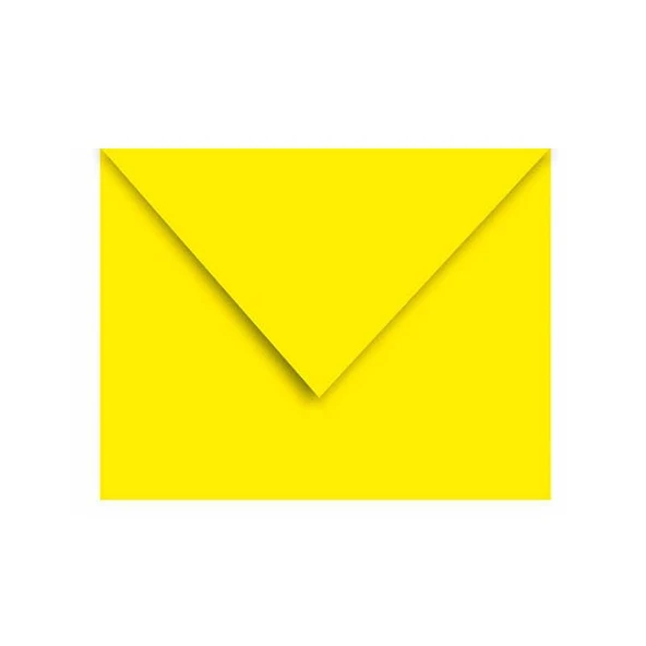 ASİL13x18 DAVETİYE ZARFI RENKLİ SARI 80GR TUTKALLI 50 Lİ ürün görseli 1