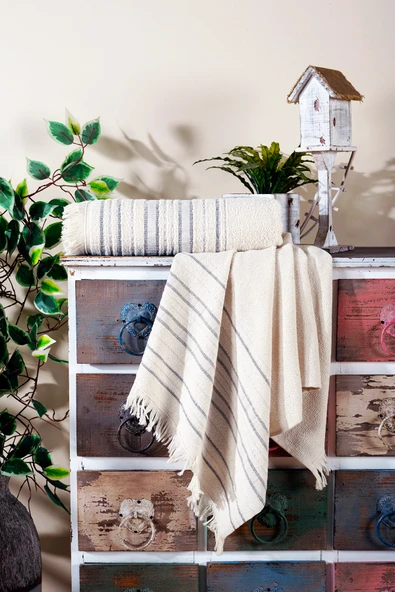 BAMİROSE Liana 50x90 70x140 Cm 2'li Banyo Havlu Takımı, Plaj Havlusu, Peştemal - 2