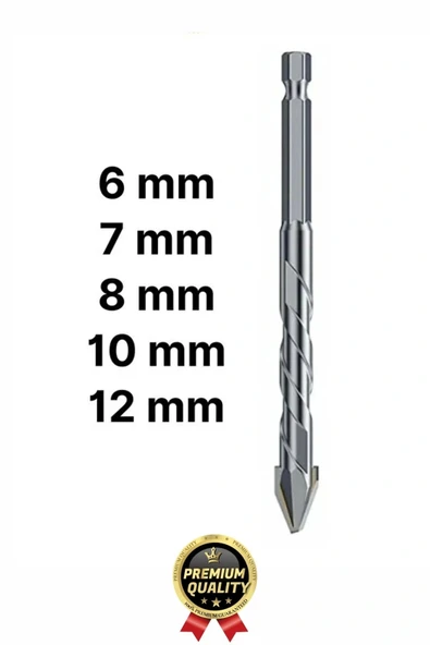 Yeni Yüksek Güçlü Kırılmaz Ahşap Metal Sac Demir Çelik Delebilen Matkap Ucu Seti 5 Parça - Resim 2