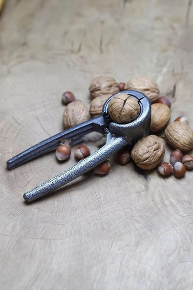 Alüminyum Döküm Ceviz Kıracağı Gri - Resim 2