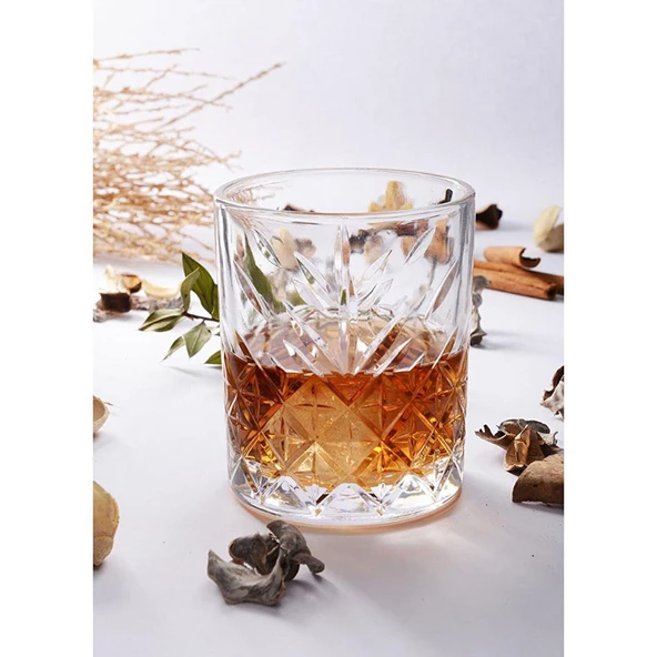 Paşabahçe 520414 Timeless 4'lü Viski Bardak 420 ml - Resim 2