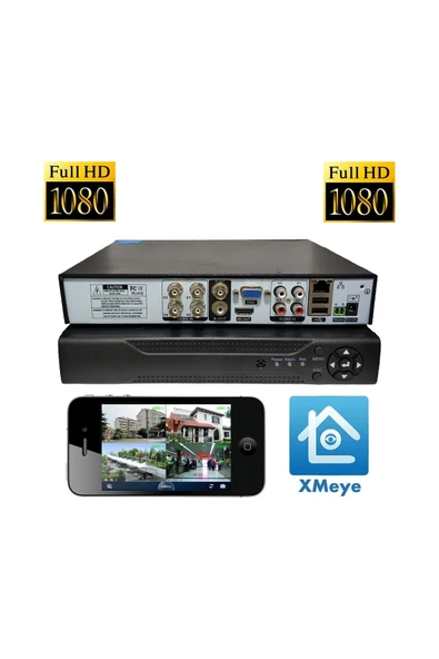 OEM Ahd 4 Kanal Dvr Güvenlik Kamera Kayıt Cihazı Xmeye Yazılım Full Hd 1080 - 2