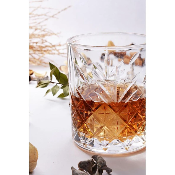 Paşabahçe 520414 Timeless 4'lü Viski Bardak 420 ml - Resim 3