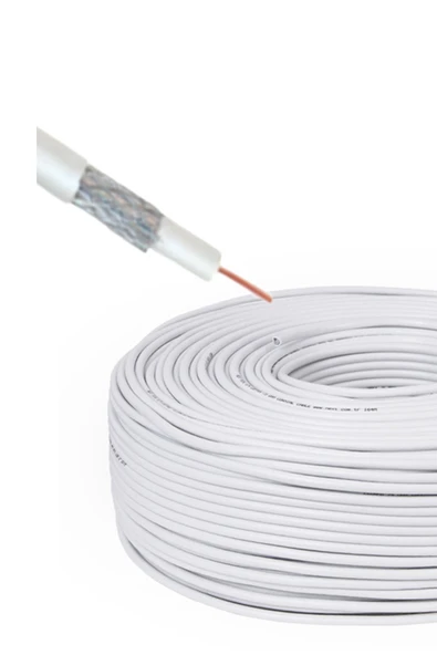 ERK Hazır Uydu Anten Kablosu 30 Metre F Konnektörlü Full Hd Uyumlu Rg6 - 3