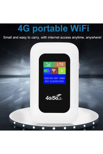 BekaTronik 4G/5G A8-E Mobil Sim Kartlı WiFi Router 300Mbps Kablosuz 3000mAh Taşınabilir Hotspot Cep Modem - 4