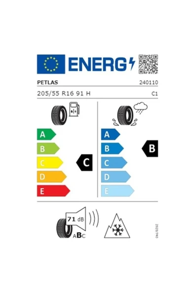 Petlas Snowmaster 2 205/55 R16 91H Kış Lastiği - 2025 - 2