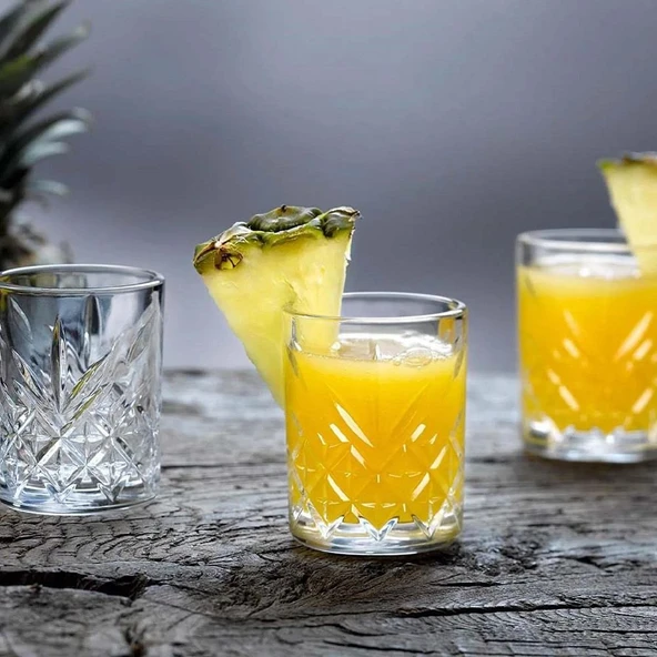 Paşabahçe 520414 Timeless 4'lü Viski Bardak 420 ml - Resim 5