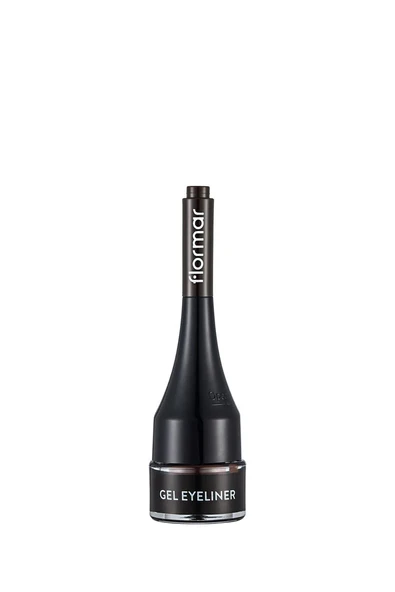 Flormar Akma-Bulaşma Yapmayan Yüksek Pigmentli & Mat Bitişli Kremsi Jel Eyeliner 003 Bole Brown - Resim 4