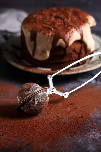 Paslanmaz Çelik Bitki Çayı Süzgeci 6,5 cm Demlik Poşet Çay Filtre Aparatı - Resim 3