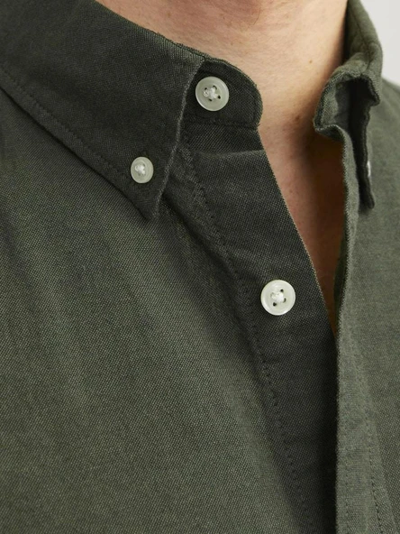 Jack Jones Oxfort Erkek Gömlek 12182486 - Resim 2