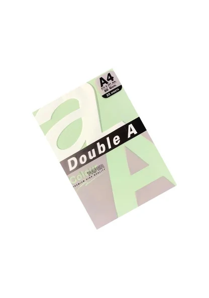 Double A Renkli Fotokopi Kağıdı 25 Li A4 80 Gr Pastel Zümrüt Yeşili