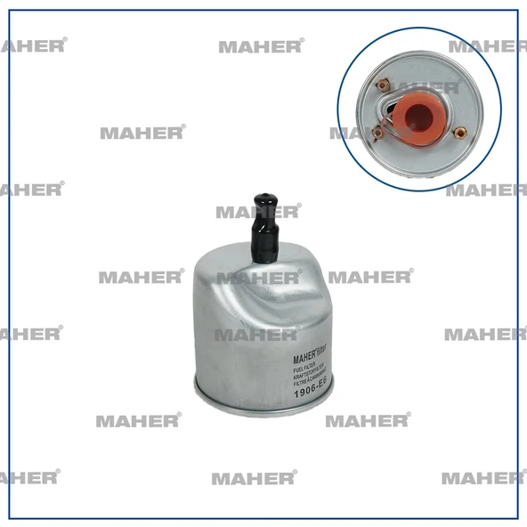 YAKIT FILTRESI (MAZOT) 206 / 207 / 208 / 301 / 508 / 3008 / TEPEE / C3 / C4 / C5 / BERLINGO 2012 DV6-DV6C-A16DT 1.6 HDI EURO 5 1906E6 ürün görseli 1