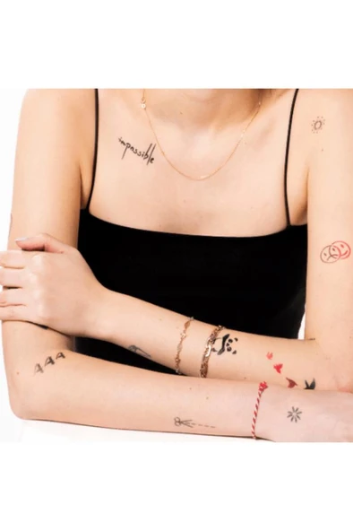 One Spray Tattoo Stockholm City Pack Dövme Şablon Seti( Spreysiz) ürün görseli 1