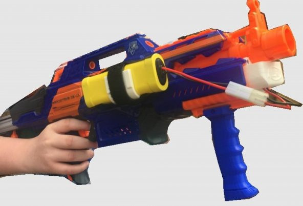Nerf Rapidstrike Pil Modu Plastik Aparat