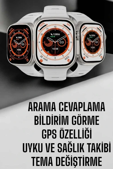 Akıllı Saat Nabız Ölçebilen Yeni Nesil GPS ve Adımsayar Özelliği - 2