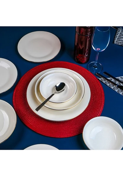 Aryıldız Mia Gold 24 Parça 6 Kişilik Yemek Takımı - Resim 4