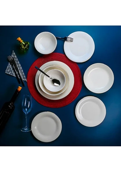 Aryıldız Mia Gold 24 Parça 6 Kişilik Yemek Takımı - Resim 3