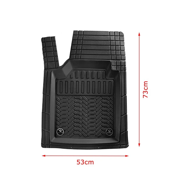 Universal Kesilebilir Promats Serisi 5 Parça 3D Havuzlu Paspas Seti - 2