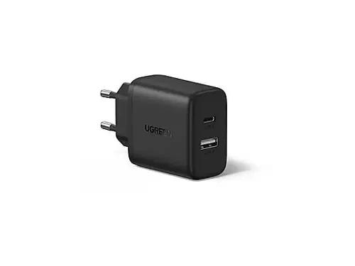 Ugreen 20W 2 Portlu Hızlı Şarj Cihazı ( 1xusb-A, 1xusb-C ) - Siyah