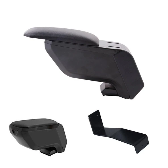 Peugeot 206 Delmesiz Çelik Ayaklı Siyah Kolçak Kol Dayama ürün görseli