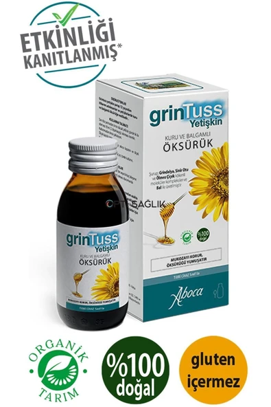 Grintuss Yetişkin Öksürük Şurubu 128 Gr - 7