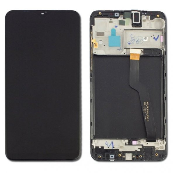 Samsung A105 A10 Çıtalı Ekran Lcd Full 100 Kvk Servis Orjinal
