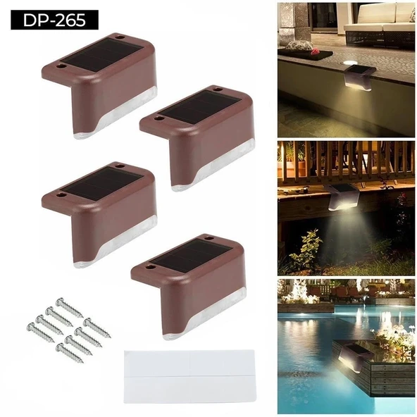 Güneş Enerjili Köşe Lambası4 4lü ürün görseli 1