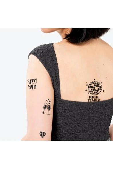 One Spray Tattoo Ibiza City Pack Dövme Şablon Seti ( Spreysiz) ürün görseli 1