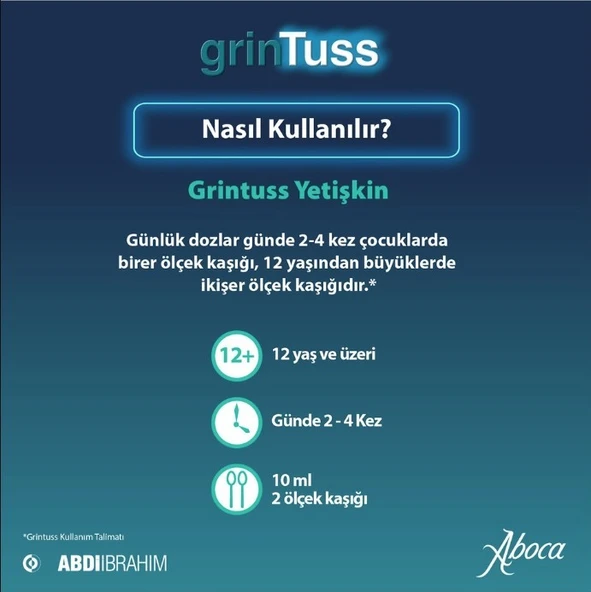 Grintuss Yetişkin Öksürük Şurubu 128 Gr - 5