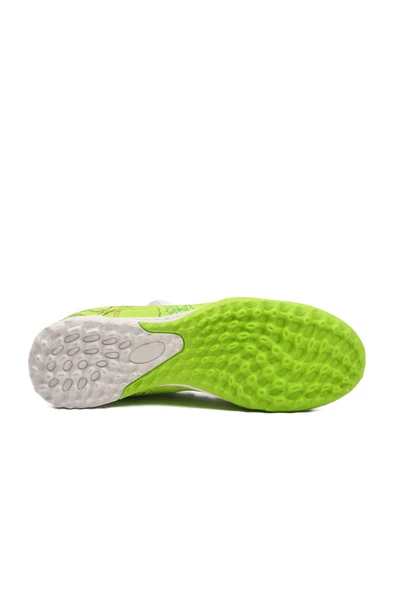 Playup Beyaz Yeşil Bilekten Lastikli Unisex Halı Saha Ayakkabısı GH-252-153 G - 5