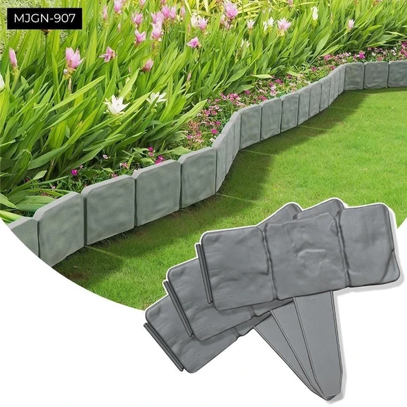 Taş Görünümlü Bahçe Çiti - Resim 2