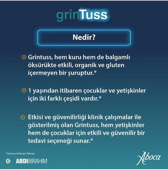 Grintuss Yetişkin Öksürük Şurubu 128 Gr - 2