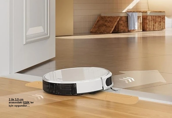 3YK.3d 2,9 cm x 68 cm Yükseklik (( TEN RENGİ )) Tüm Robot Süpürge, Tekerlekli sandalye'ler için KAPI EŞİK RAMPASI