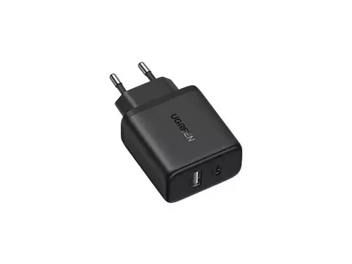 Ugreen 20W 2 Portlu Hızlı Şarj Cihazı ( 1xusb-A, 1xusb-C ) - Siyah - 3