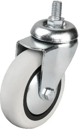 352 - 75x25 Mm Pvc Makaralı Vidalı Teker 4 Adet ürün görseli 1