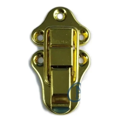 Sandık, Kutu Klipsi, Ön Kilidi - 72x40mm, Altın, 1 Adet ürün görseli 1