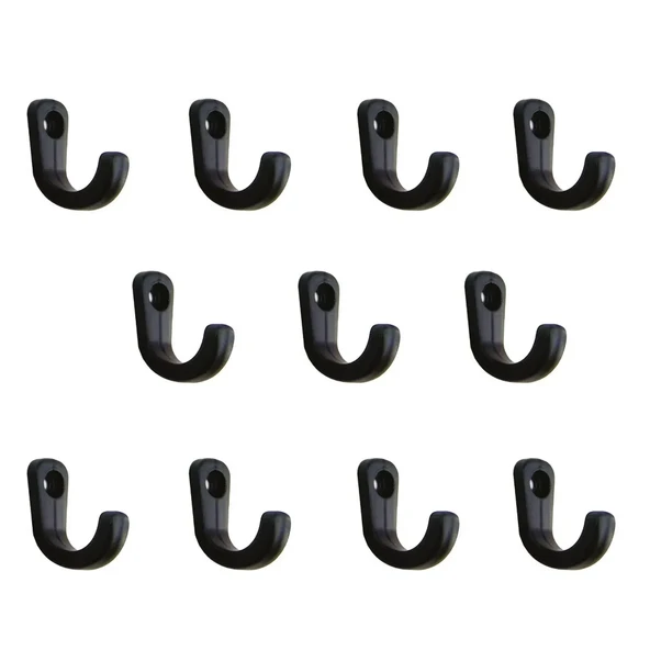 Tekli Bijuteri, Dekor Askısı - Siyah, 100 Adet, 10x18x22 Mm - Resim 2