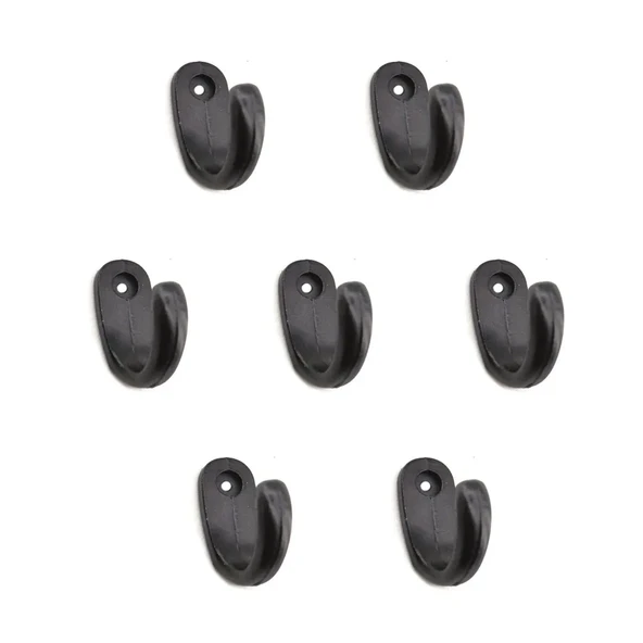 Büyük Tekli Fincan Askı, Dekor Askısı - Siyah, 12x23x30 Mm - Resim 2