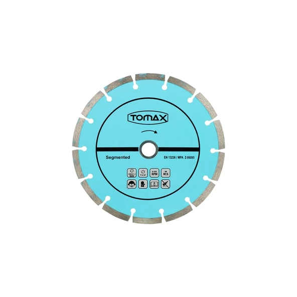 Segmentli Elmas Beton Kesici Disk - 180x2,2x22 ürün görseli 1